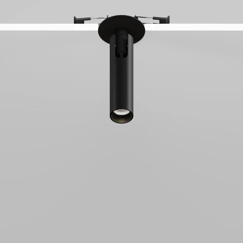 Светильник точечный LED Focus T C141RS-L125-6W3K-B Maytoni чёрный 1 лампа, основание чёрное в стиле современный хай-тек круглый трубочки фото 5