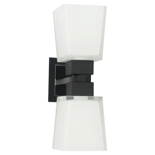 Бра  LENTE LSC-2501-02 Lussole белый на 2 лампы, основание хром в стиле современный 