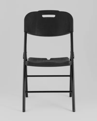 Стул складной банкетный черный, черные ножки УТ000040171 Stool Group, чёрный/, ножки/металл/чёрный, размеры - *870***470*580 фото 2