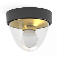 Светильник потолочный Nook 7976-NW Nowodvorski прозрачный на 1 лампу, основание чёрное в стиле современный 