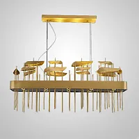 Люстра подвесная PERLINA L 193064-23 ImperiumLoft золотая на 24 лампы, основание золотое в стиле современный 