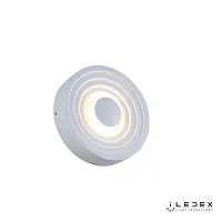 Бра LED Eclipse SMD-926312 WH-3000K iLedex белый на 1 лампу, основание белое в стиле современный хай-тек 