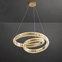 Люстра подвесная BERTOLDA S D60 Brass 219987-23 ImperiumLoft прозрачная на 1 лампу, основание латунь в стиле современный 