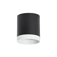 Светильник накладной Rullo GX53 R34873486 Lightstar чёрный 1 лампа, основание чёрное в стиле модерн хай-тек круглый