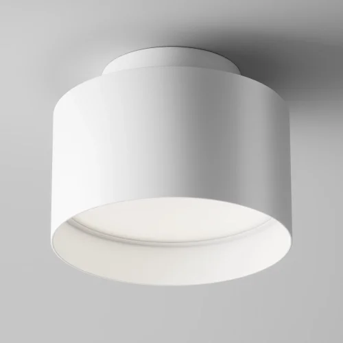 Светильник накладной LED Planet C009CW-L16W4K Maytoni белый на 1 лампу, основание белое в стиле современный хай-тек круглый фото 4