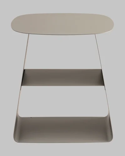 Журнальный столик Leyre, металл, темно-серый УТ000040307 Stool Group столешница серая из металл фото 6
