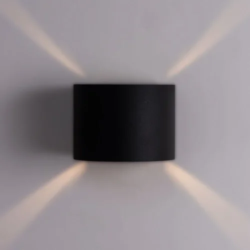 Настенный светильник уличный LED Rullo A1415AL-1BK Arte Lamp уличный IP54 чёрный на 1 лампу, плафон чёрный в стиле современный LED фото 2