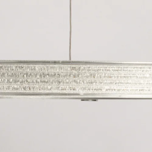Светильник подвесной LED Платлинг 117010101 DeMarkt прозрачный на 1 лампу, основание серое в стиле кольца фото 8