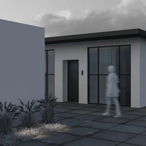 Ландшафтный светильник LED Cane O504FL-L1B3K1 Maytoni уличный IP65 чёрный на 1 лампу, плафон чёрный в стиле современный хай-тек LED фото 5