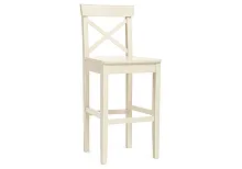 Полубарный стул Алзе кремовый 554129 Woodville, /, ножки/массив березы дерево/кремовый, размеры - ****400*450