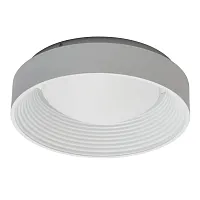 Люстра потолочная LED с пультом Ривз 674016601 DeMarkt белая на 1 лампа, основание белое в стиле хай-тек с пультом