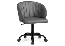 Компьютерное кресло Пард экокожа серый 464226 Woodville, серый/искусственная кожа, ножки/пластик/чёрный, размеры - *870***590*600