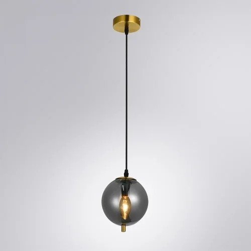 Светильник подвесной Freddie A2231SP-1PB Arte Lamp чёрный 1 лампа, основание медь в стиле современный  фото 3