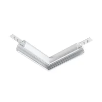 Коннектор угловой для круглого низкопрофильного шинопровода Magnetic track system Exility TRAM034CL-R-41W Maytoni белый в стиле хай-тек современный для светильников серии Magnetic track system Exility exility тонкая магнитная
