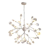 Люстра подвесная Candy A7274SP-36WH Arte Lamp белая на 36 ламп, основание белое в стиле флористика современный ветви