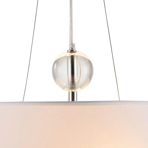 Светильник подвесной Bergamo MOD613PL-03W Maytoni белый 3 лампы, основание хром в стиле современный  фото 3