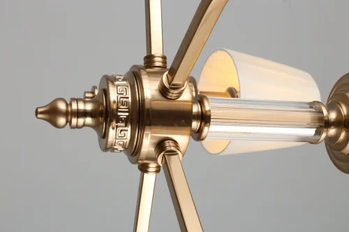 Люстра подвесная Dimaro OML-87813-05 Omnilux бежевая на 5 ламп, основание хром в стиле классический фото 4 Люстра подвесная Dimaro OML-87813-05 Omnilux бежевая на 5 ламп, основание хром в стиле классический фото 4