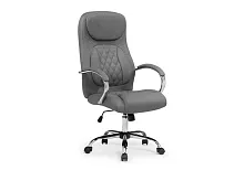 Компьютерное кресло Tron gray fabric 15519 Woodville, серый/ткань, ножки/металл/хром, размеры - *1210***610*700