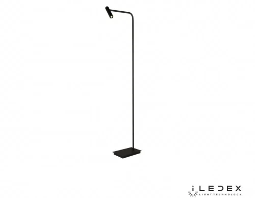 Торшер LED Telescope 7009/1F BK iLedex чёрный на 1 лампу, основание чёрное в стиле современный хай-тек 