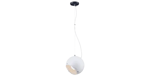 Светильник подвесной NARNI 1942.1 white Lucia Tucci белый 1 лампа, основание белое в стиле современный 