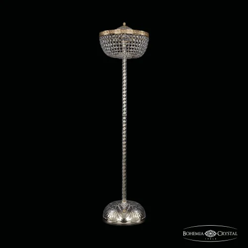 Торшер 19281T4/35IV-138 G Bohemia Ivele Crystal sp прозрачный 4 лампы, основание золотое в стиле классический
