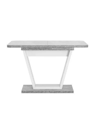 Стол Vector, 120-160*80, бетон/белый УТ000021741 Stool Group столешница серая из дсп фото 5