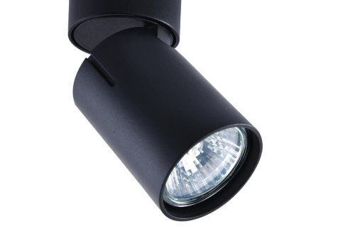 Светильник накладной Carrisi VL8062S01 Vele Luce чёрный 1 лампа, основание чёрное в стиле хай-тек круглый фото 3