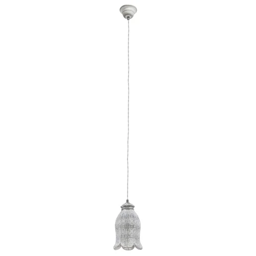 Светильник подвесной TALBOT 1 49207 Eglo серый 1 лампа, основание серое в стиле кантри 