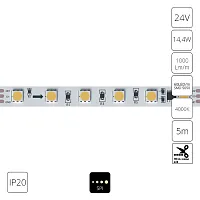 Светодиодная лента SPI 24В 14,4Вт/м 4000К 90+ 10мм SMD5050 60шт/м 5м IP20 Spi A2406010-04-4K Arte Lamp цвет LED нейтральный белый 4000K, световой поток Lm