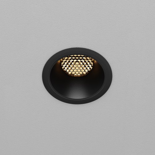 Светильник точечный LED Dip DL123-10W-3K-B Maytoni чёрный на 1 лампу, основание чёрное в стиле современный круглый фото 11