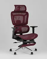 Кресло офисное TopChairs Nimbus, бордовый УТ000041779 Stool Group, /, ножки//, размеры - *****