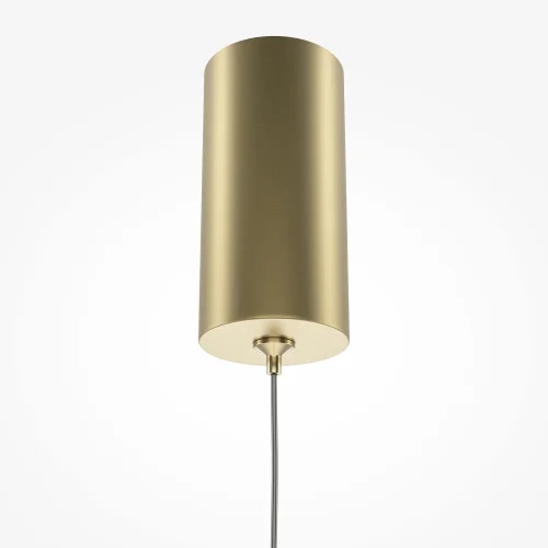 Светильник подвесной LED Pro Shade MOD157PL-L6GK Maytoni золотой на 1 лампу, основание золотое в стиле современный минимализм трубочки фото 6