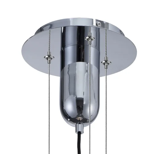 Светильник подвесной лофт JARRAS 6191 Mantra серый 1 лампа, основание хром серое в стиле лофт выдувное фото 7