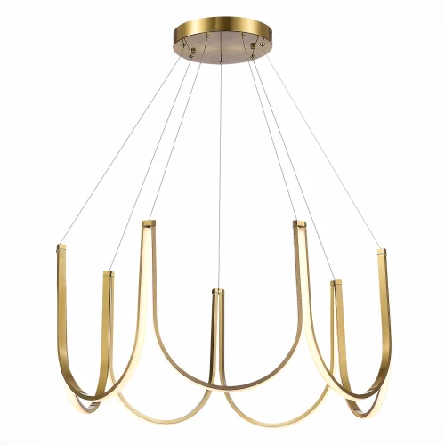Светильник подвесной LED Heit SL6202.203.01 ST-Luce золотой 1 лампа, основание золотое в стиле минимализм хай-тек 