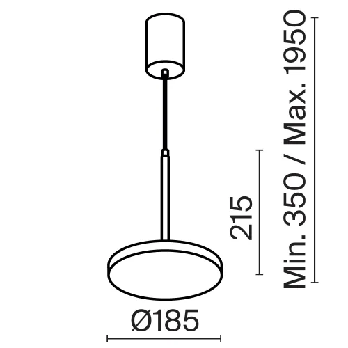 Светильник подвесной LED Plato P076PL-L12W3K-W Maytoni белый на 1 лампу, основание белое в стиле современный хай-тек фото 10