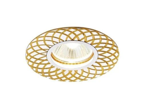 Светильник точечный A815 AL/G Ambrella light золотой серый 1 лампа, основание золотое в стиле современный  фото 2