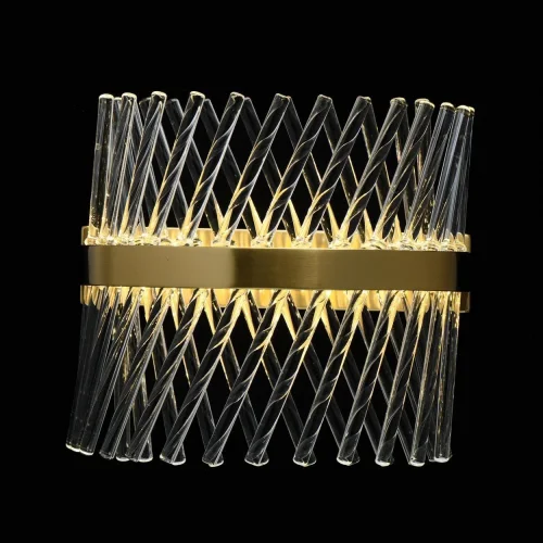 Бра Аделард 642024101 MW-Light прозрачный на 1 лампу, основание латунь в стиле классический фото 2