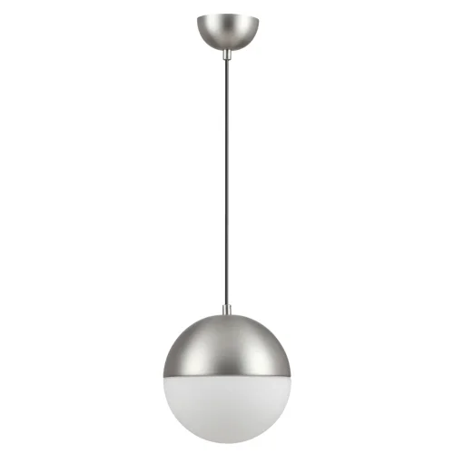 Светильник подвесной Pinga 4959/1A Odeon Light белый 1 лампа, основание матовое никель в стиле современный шар