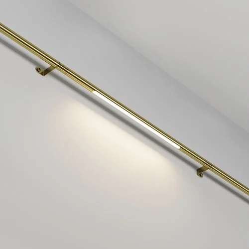 Светильник Basis для штанговой системы освещения Axity 12Вт 120° C100CL-L480-8W3K-BS Maytoni латунь для шинопроводов серии Axity латунь
