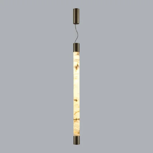 Светильник подвесной LED Marbella 6686/25L Odeon Light белый 1 лампа, основание коричневое в стиле современный трубочки фото 5