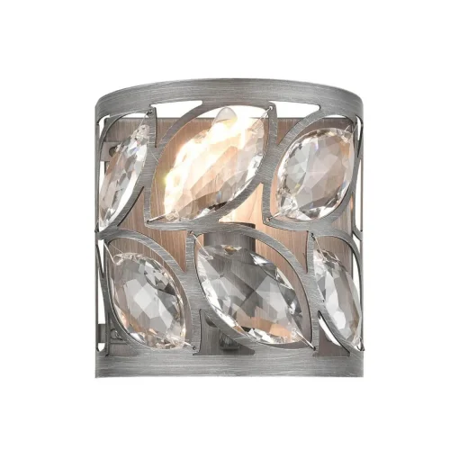 Бра Rosa VL3216W01 Vele Luce  на 1 лампа, основание серебряное в стиле арт-деко 