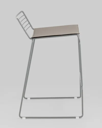 Стул полубарный Danny, серый, с подушкой УТ000038988 Stool Group, /, ножки//, размеры - *800***380*470 фото 2