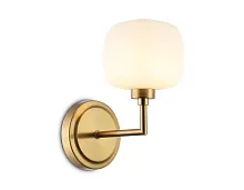 Бра LH53021 Ambrella light белый на 1 лампу, основание латунь в стиле классический 