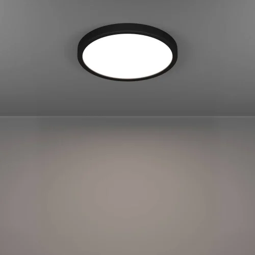 Светильник потолочный LED Fueva 901326 Eglo белый на 1 лампу, основание чёрное в стиле современный круглый фото 6 Светильник потолочный LED Fueva 901326 Eglo белый на 1 лампу, основание чёрное в стиле современный круглый фото 6