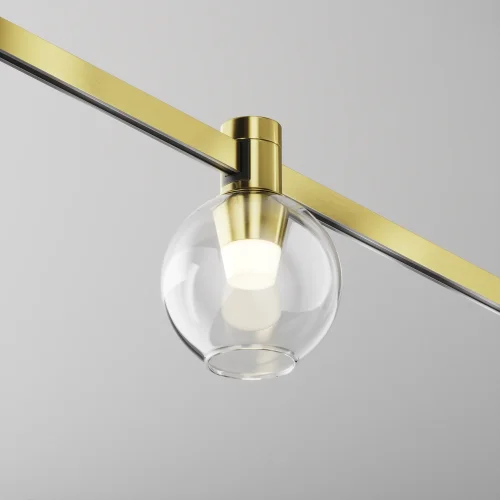Трековый светильник LED Magnetic trаck system Flarity TR148-1-3W3K-BS Maytoni прозрачный для шинопроводов серии Magnetic trаck system Flarity латунь фото 5