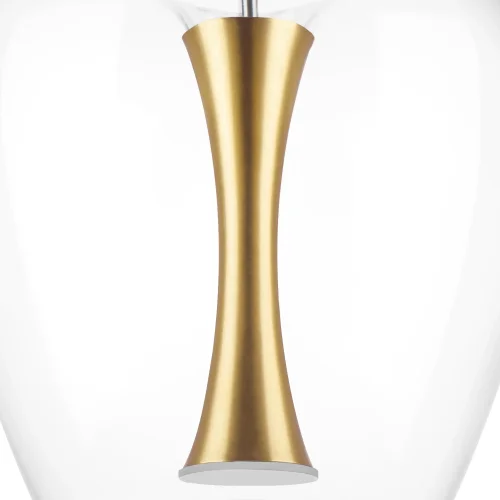 Светильник подвесной LED Cupola 804203 Lightstar прозрачный 1 лампа, основание серебряное в стиле арт-деко  фото 7