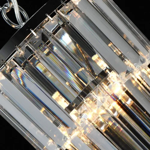 Светильник подвесной Аделард 642014201 MW-Light прозрачный 1 лампа, основание хром в стиле классический  фото 7