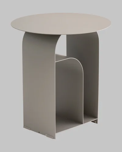 Журнальный столик Arwel, металл, темно-серый УТ000040313 Stool Group столешница серая из металл фото 5