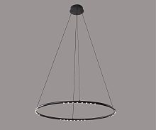 Светильник подвесной LED с пультом Магни 08557-80,19 Kink Light чёрный на 1 лампу, основание чёрное в стиле современный минимализм хай-тек кольца с пультом Светильник подвесной LED с пультом Магни 08557-80,19 Kink Light чёрный на 1 лампу, основание чёрное в стиле современный минимализм хай-тек кольца с пультом