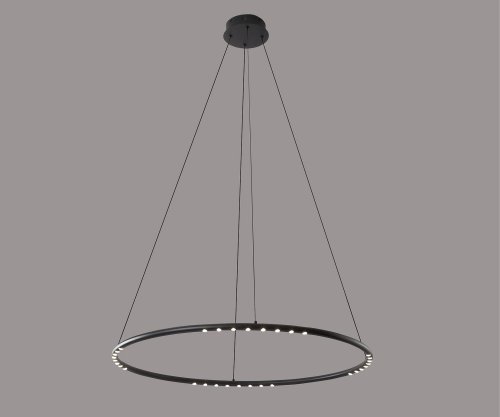 Светильник подвесной LED с пультом Магни 08557-80,19 Kink Light чёрный на 1 лампу, основание чёрное в стиле современный минимализм хай-тек кольца с пультом Светильник подвесной LED с пультом Магни 08557-80,19 Kink Light чёрный на 1 лампу, основание чёрное в стиле современный минимализм хай-тек кольца с пультом